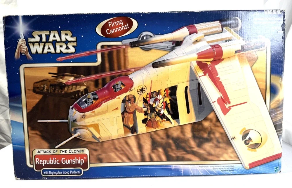 Republic Gunship Star Wars Attack of The Clones 2002 Hasbro AOTC - NEW/Sealed